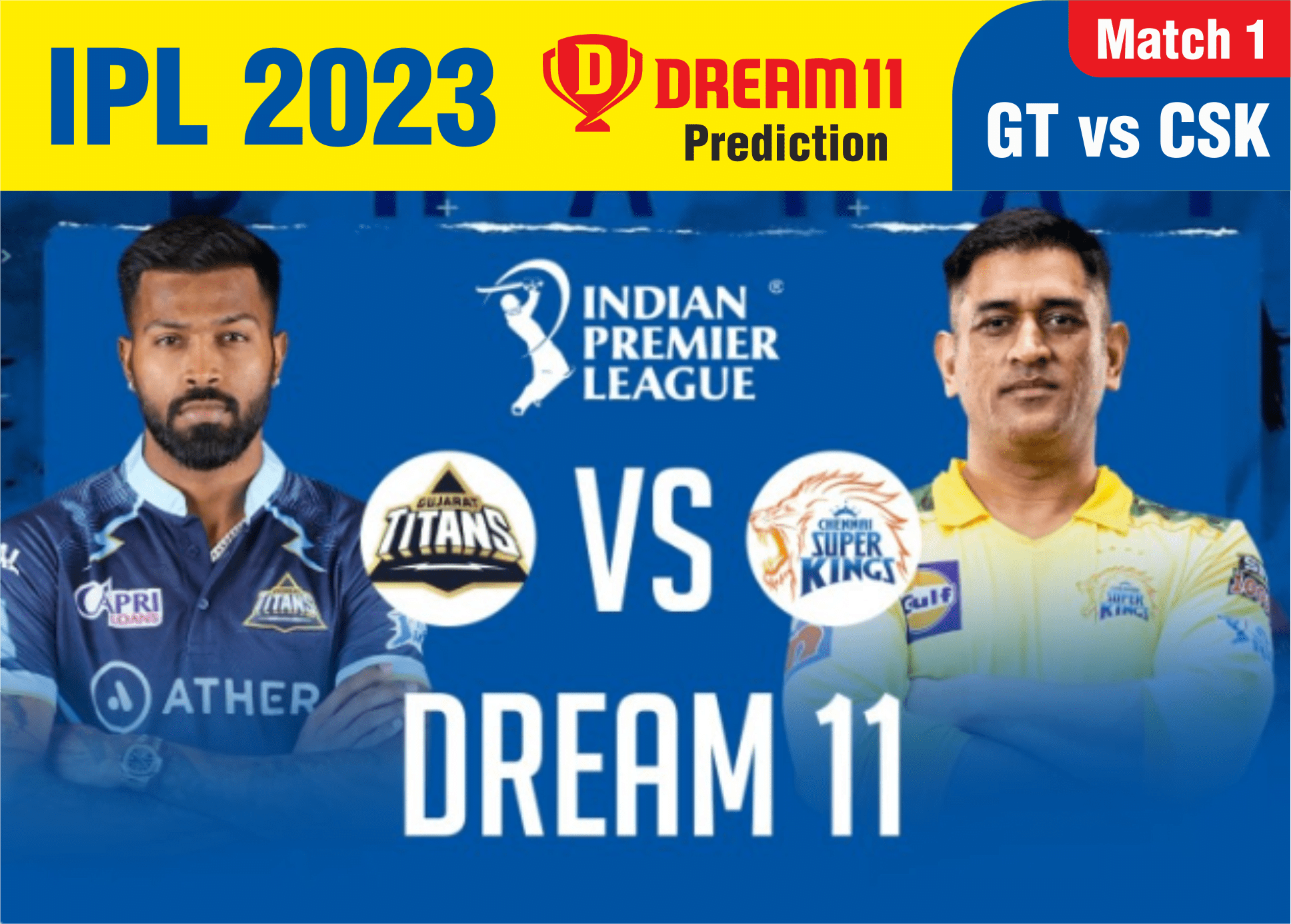 IPL 2023 CSK vs GT Prediction