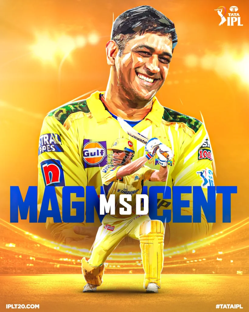 MS Dhoni Chennai Super Kings CSK wallpaper Whistlepodu