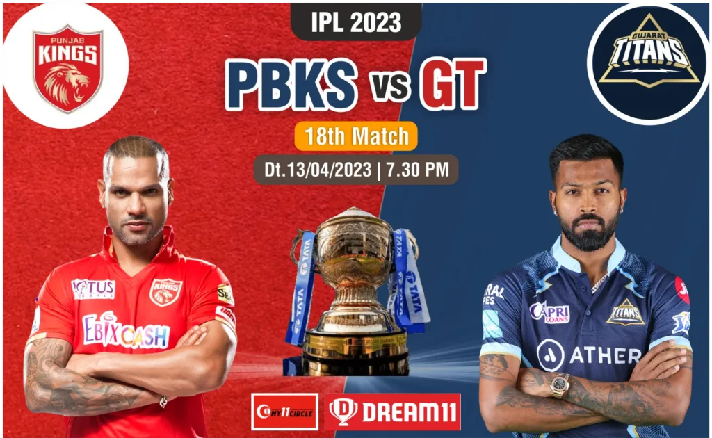 IPL 2023: Match 18: PBKS vs GT