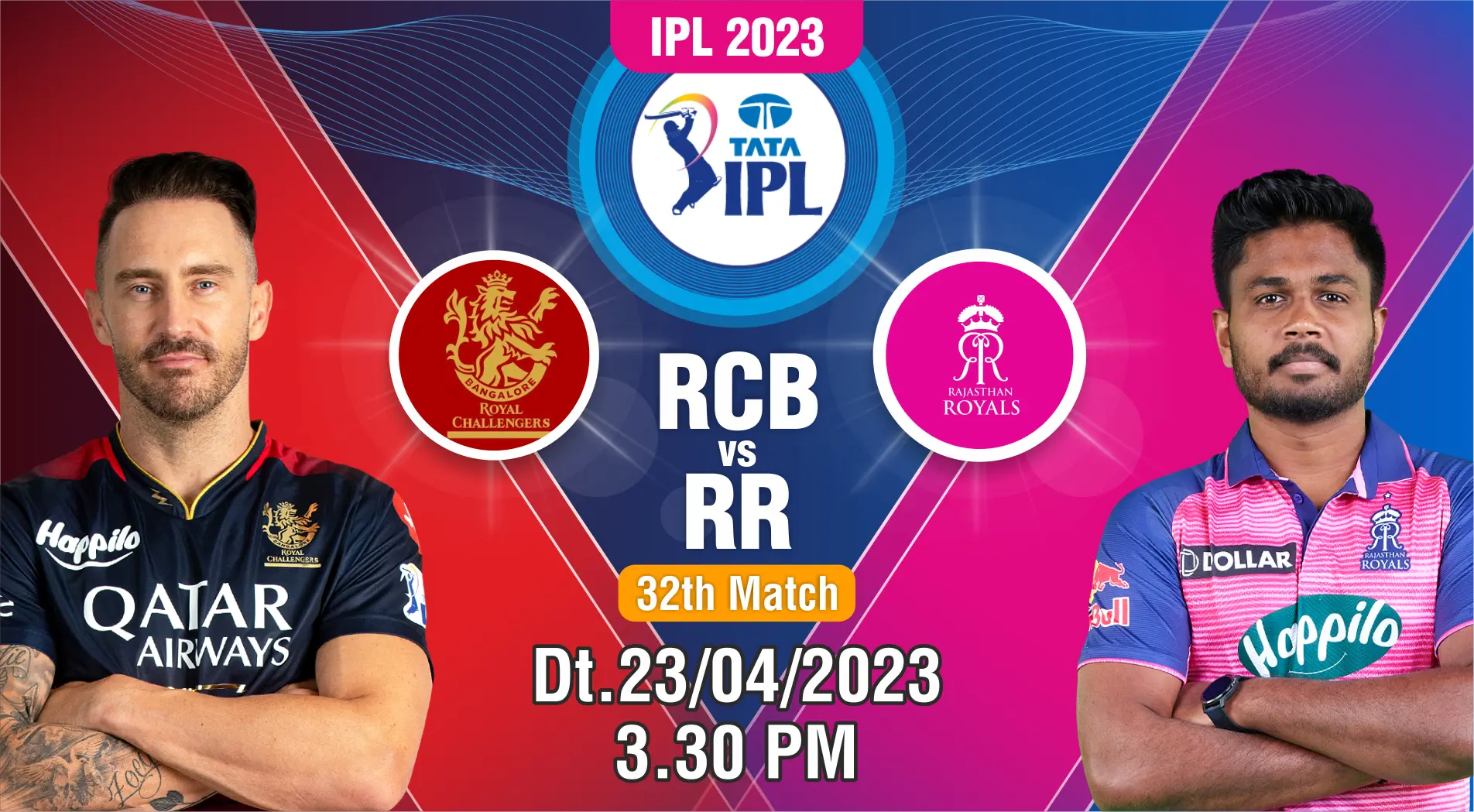 IPL 2023: Match 32: RCB vs RR