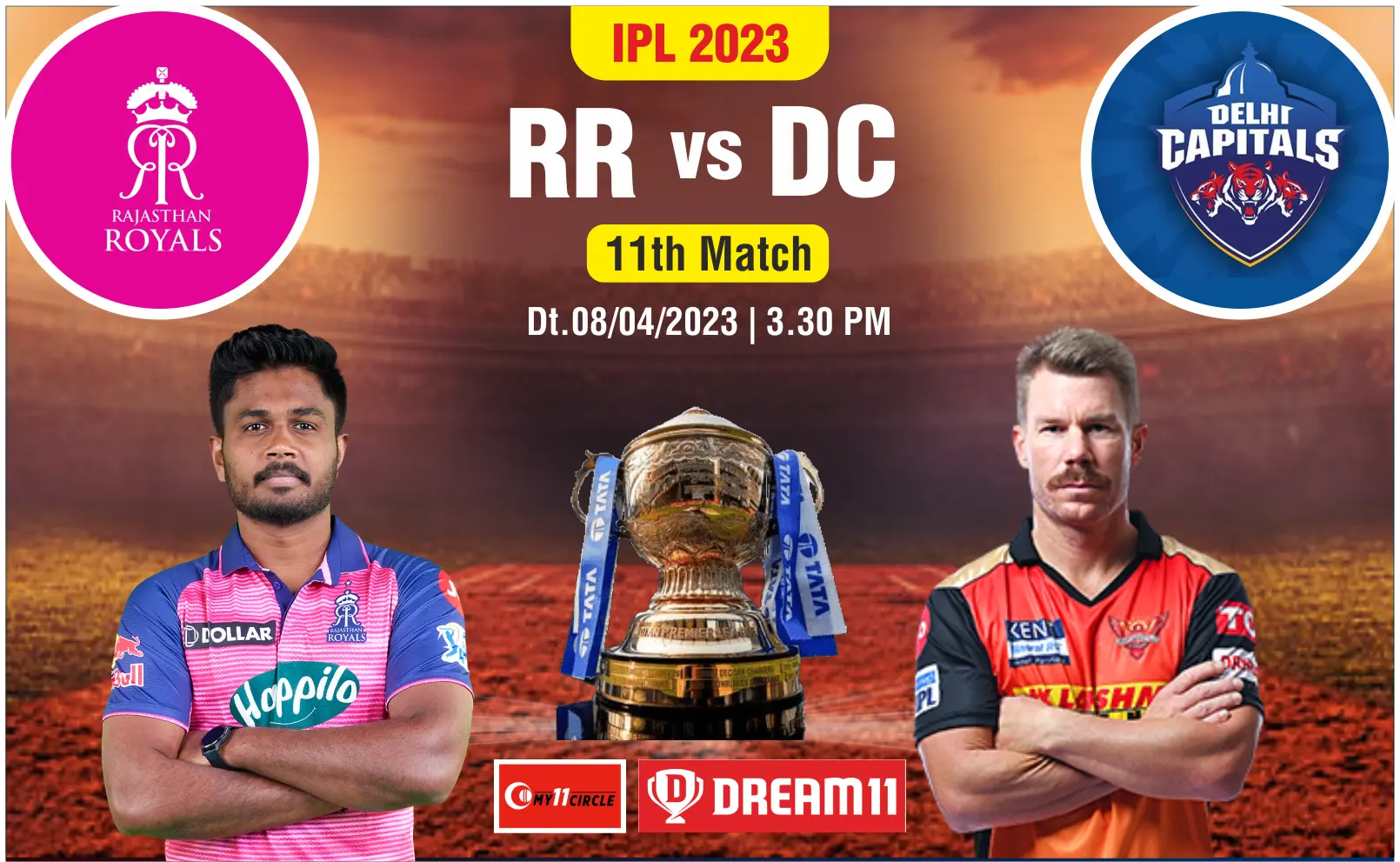 IPL 2023: Match 11: RR vs DC