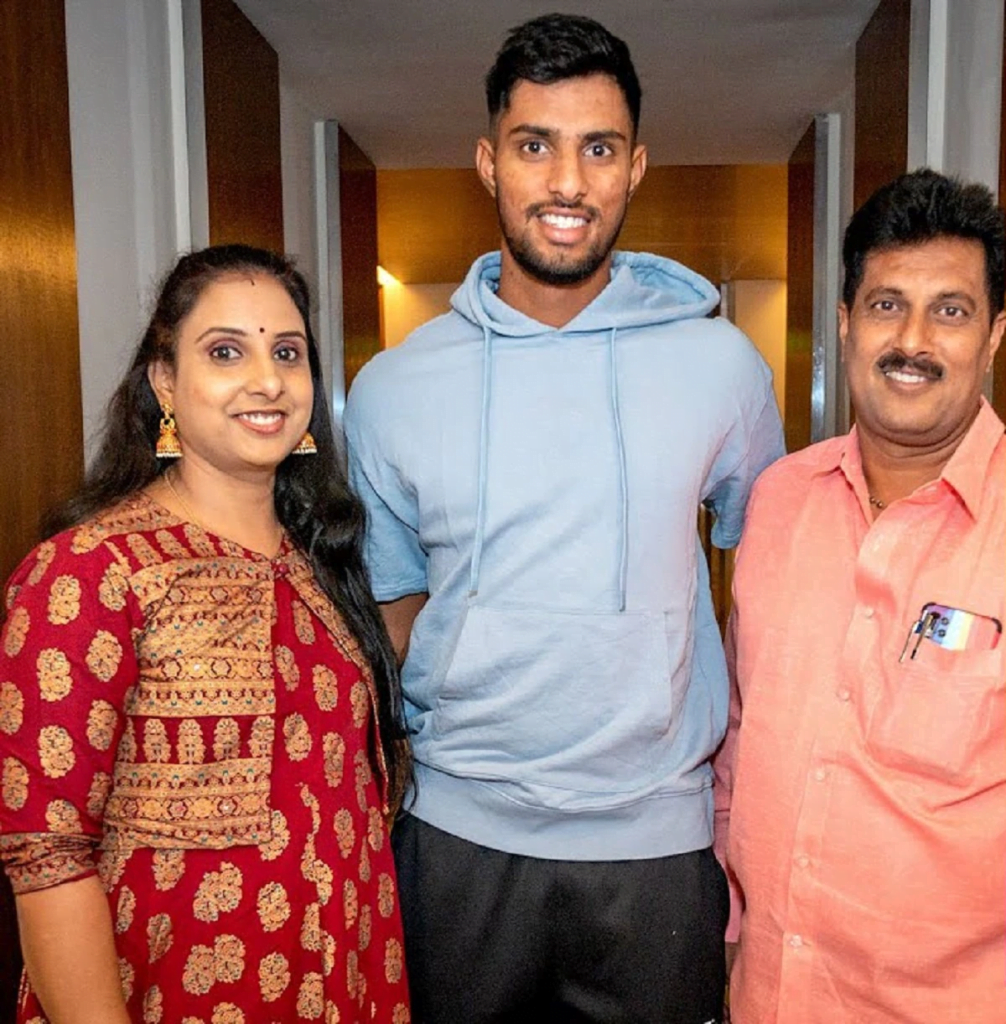 Tilak Verma with Family